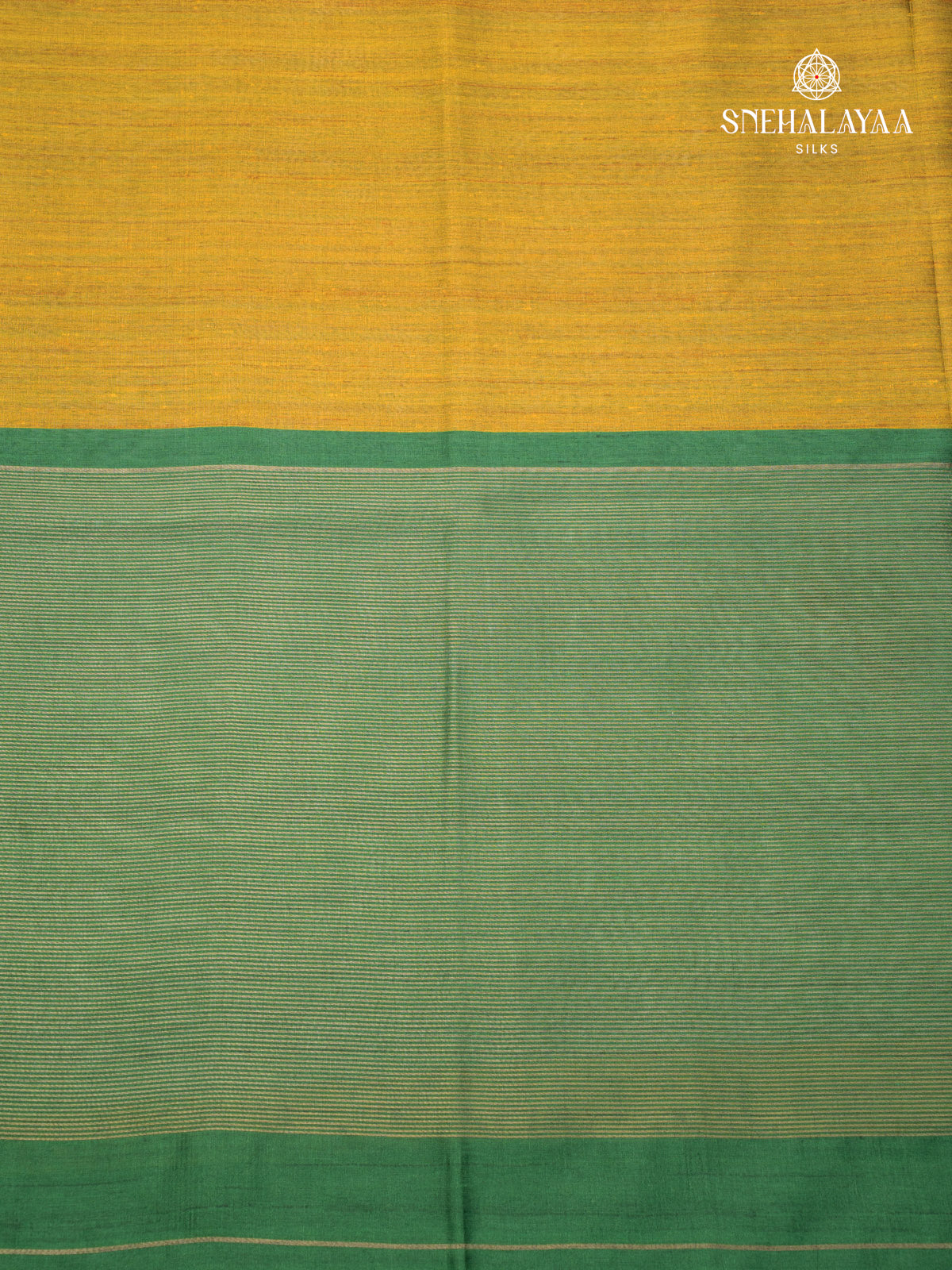 Mustard Jute Saree
