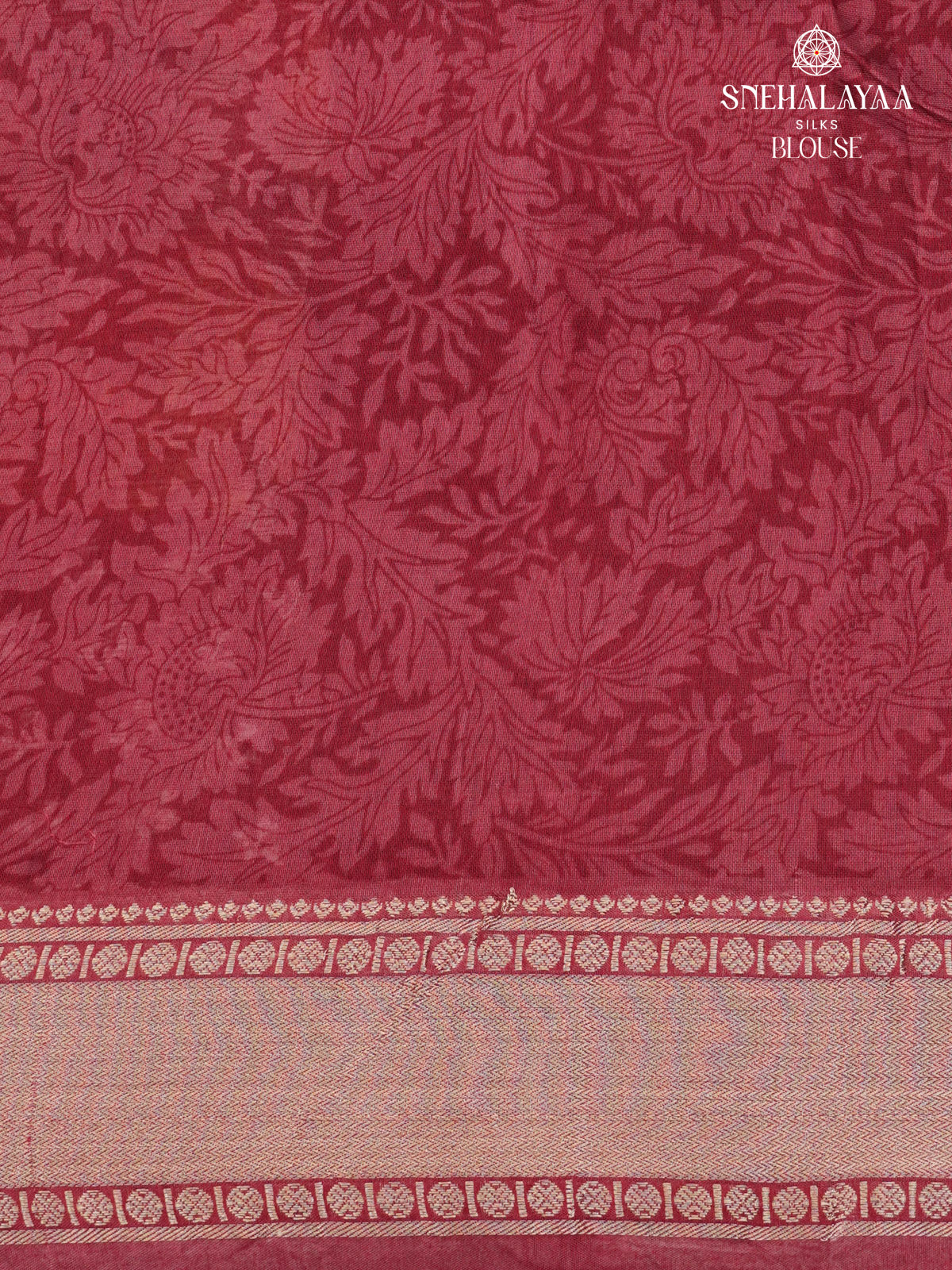 Brown Chanderi Saree