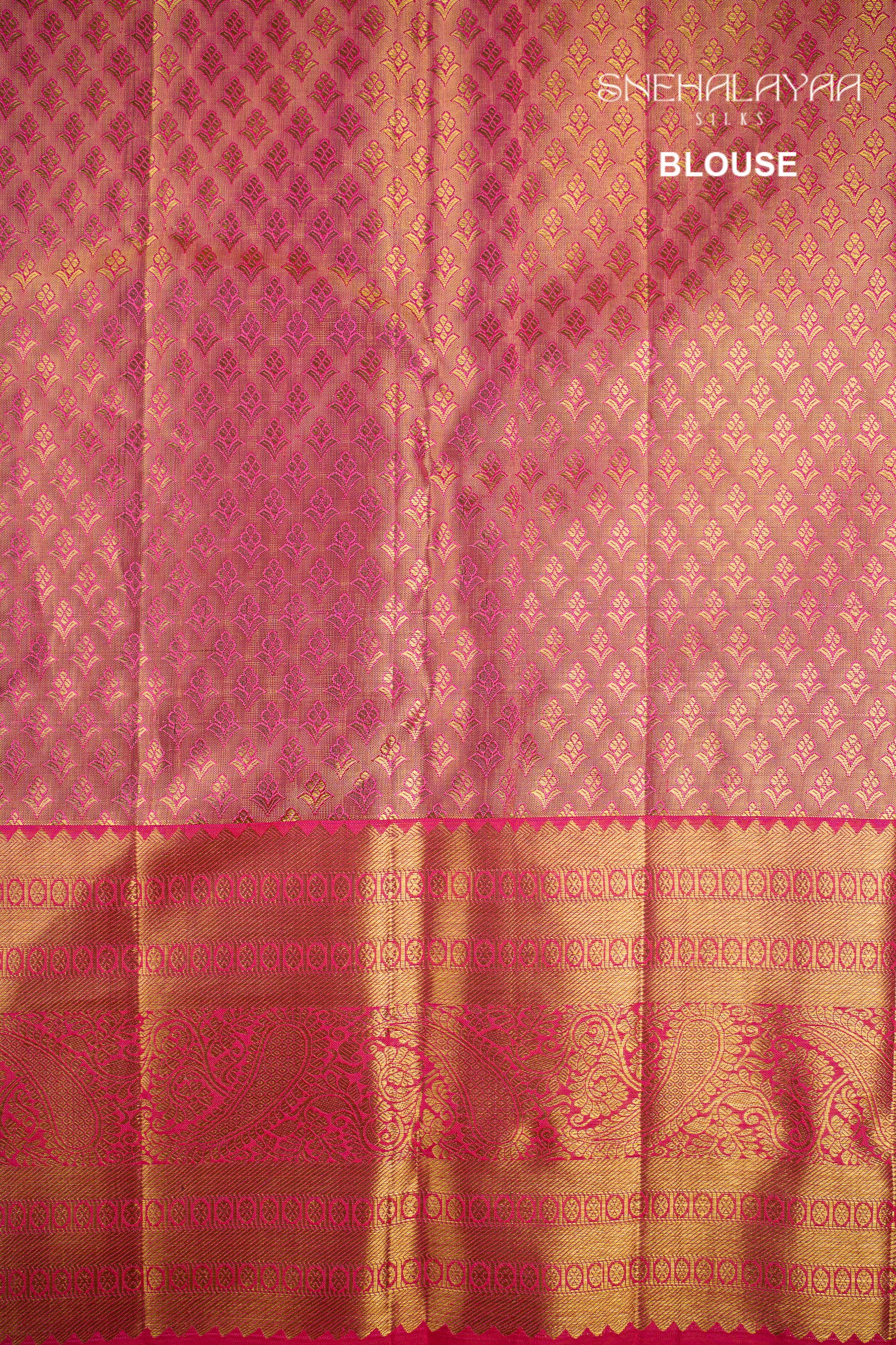 Pear Green Kancheevaram Silk Saree