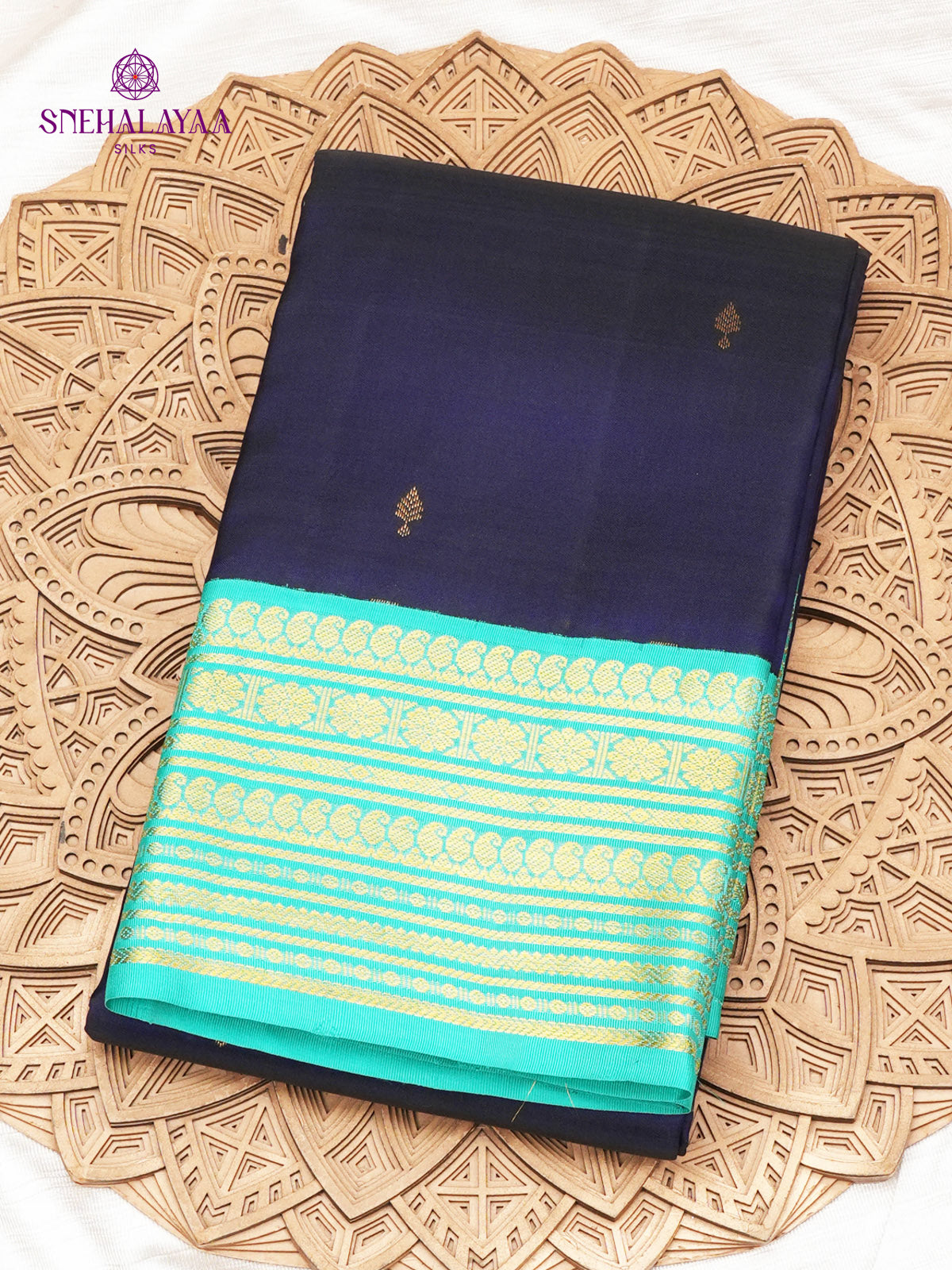Blue Kanjivaram Silk Saree