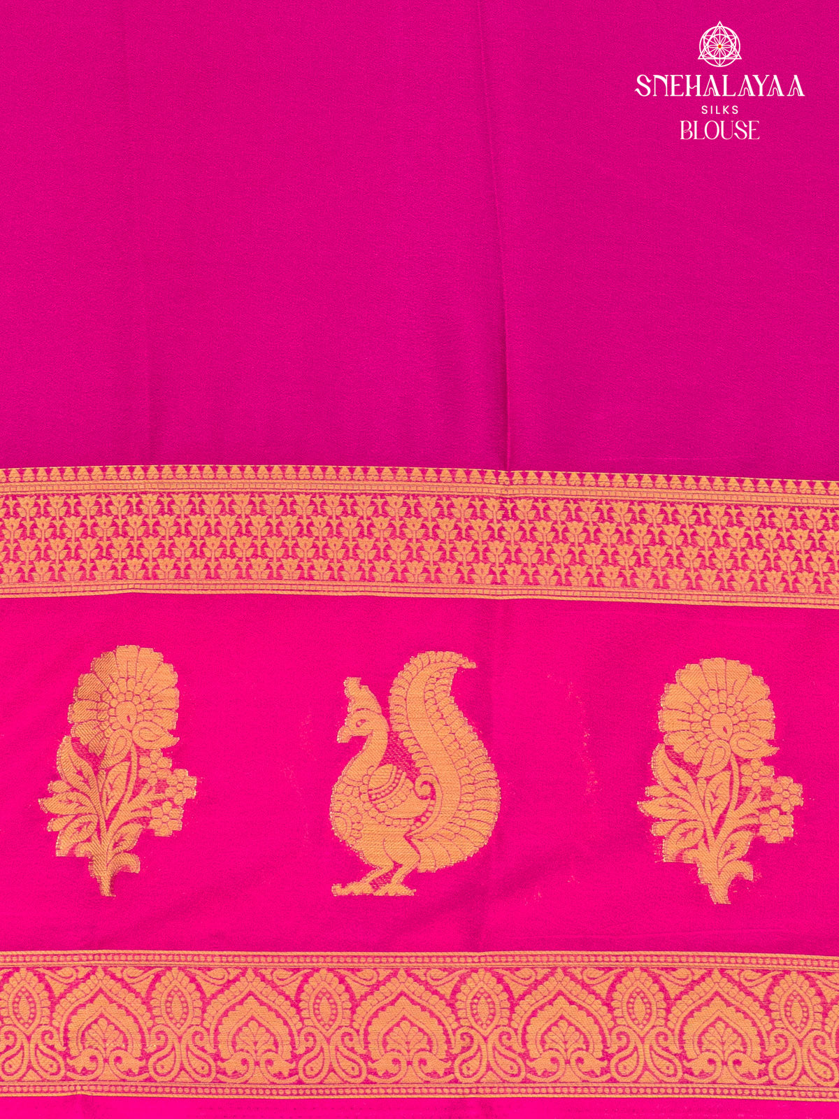 Violet Mysore Silk Saree