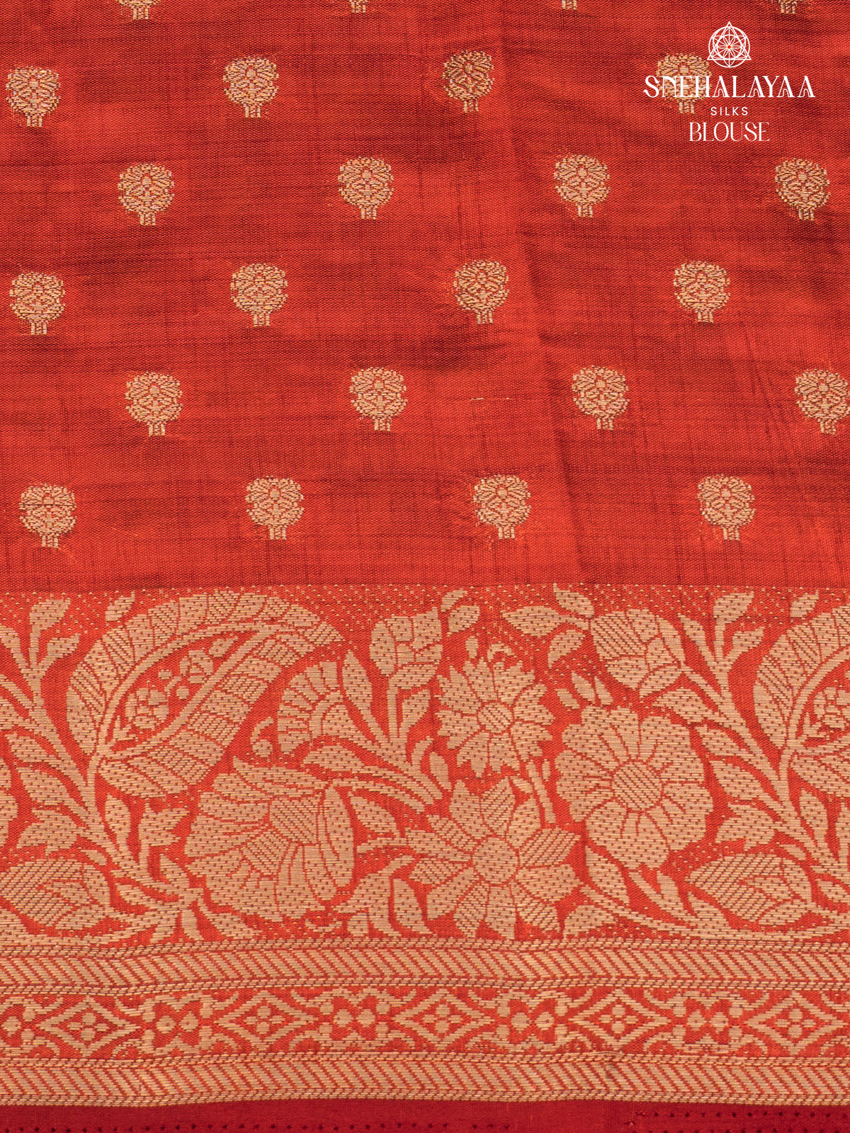 Red Raw Silk Saree