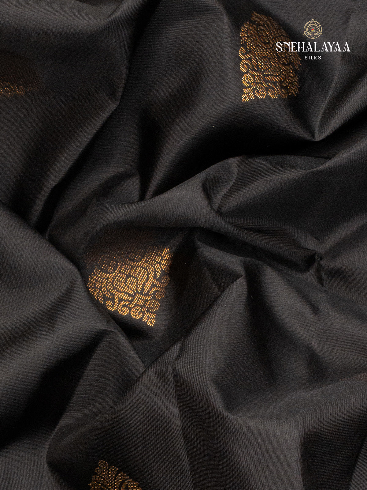 Black Kanjivaram Silk Saree