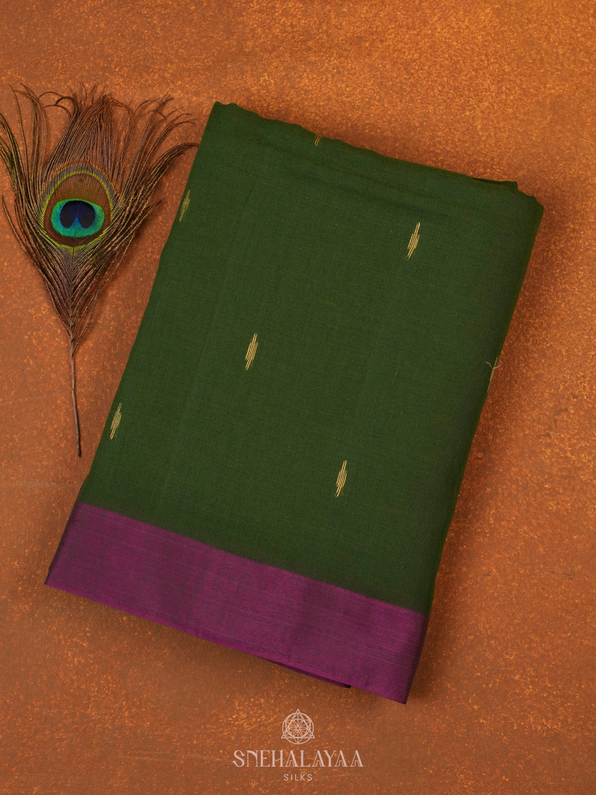 Green Sambalpuri Cotton Saree