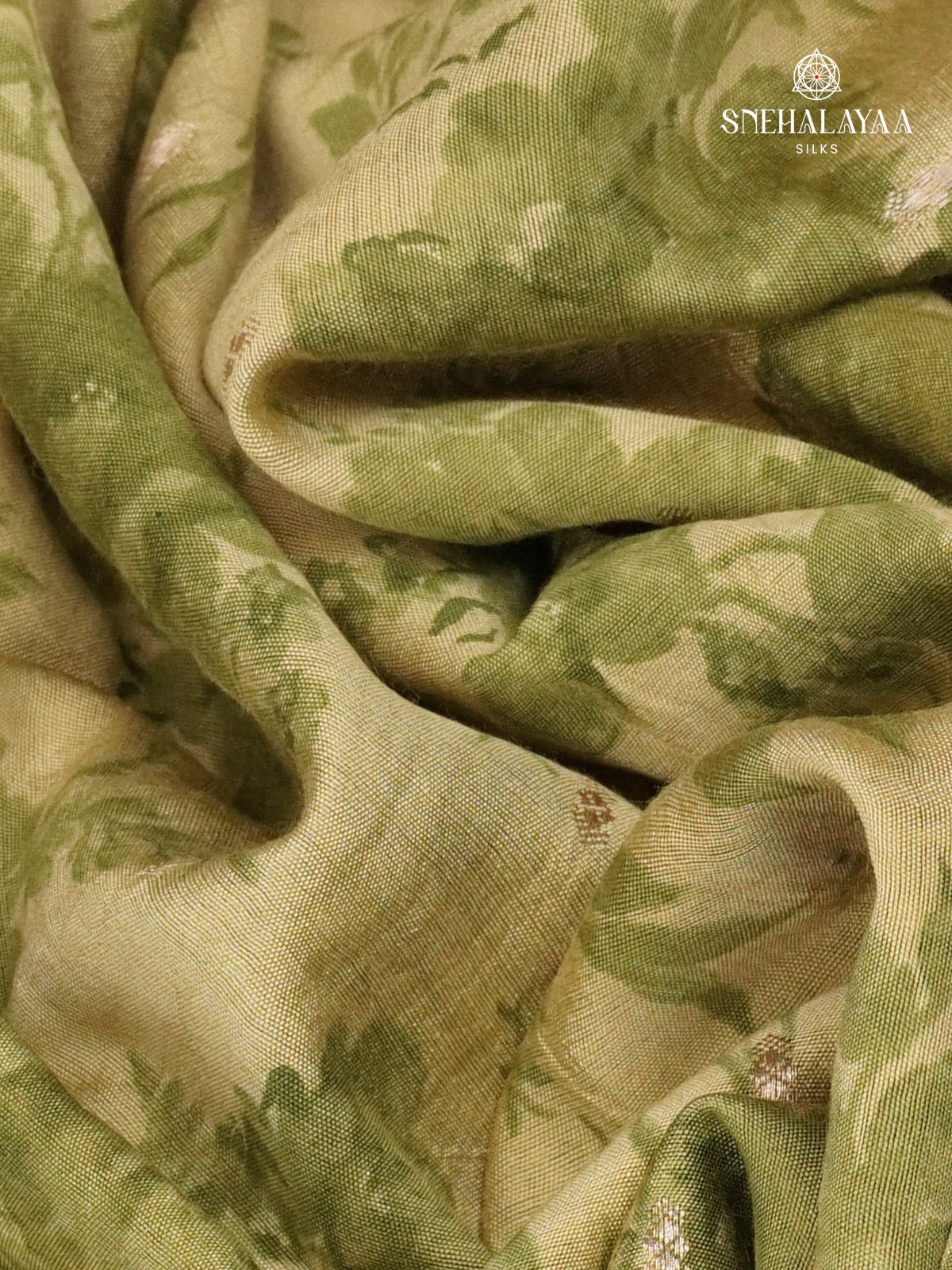 Green Chanderi Saree