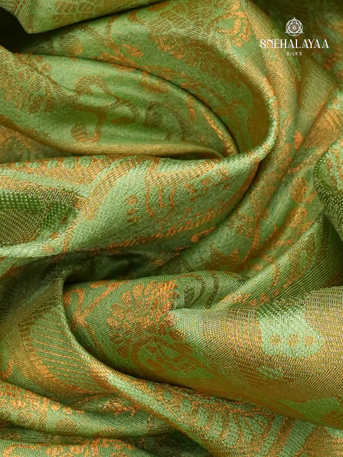 Pista Green Soft Silk Saree
