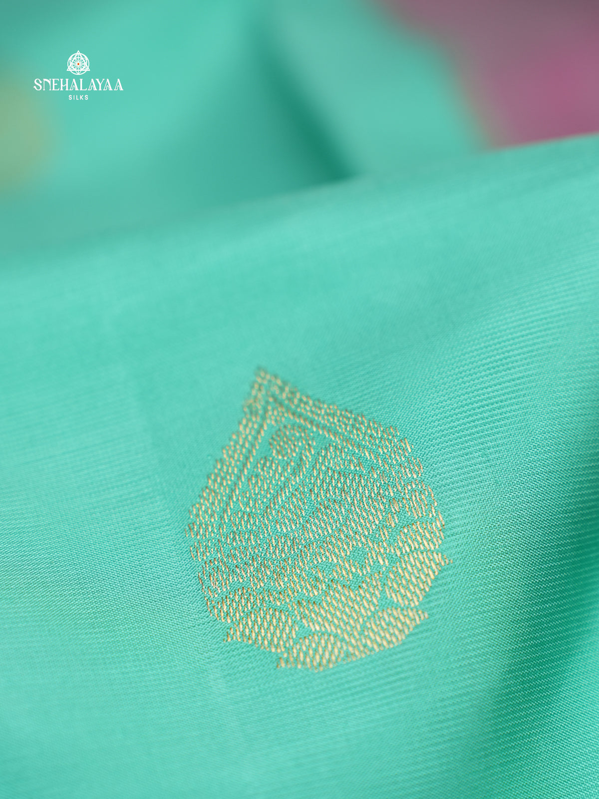 Sea Green Kanchivaram Silk Saree