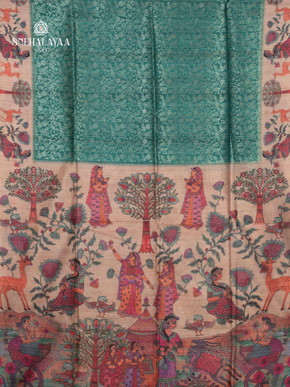 Ice Blue Banaras Saree