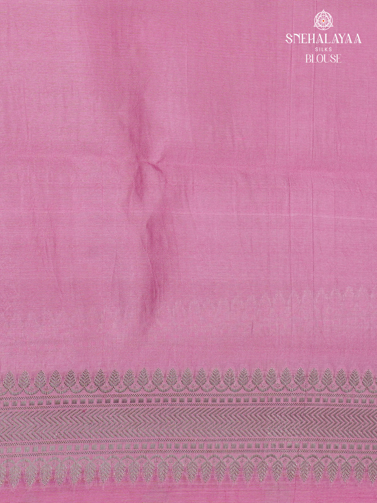 Pastel Pink Banaras Dupion Silk Saree