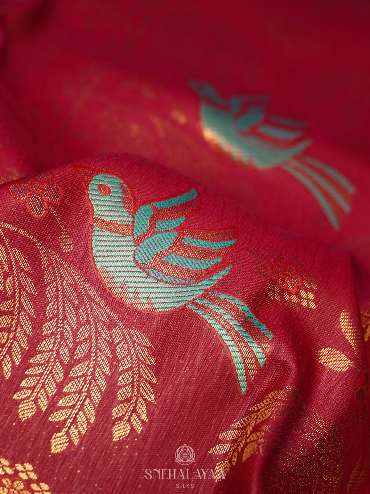 Magenta Pink Art Silk Saree