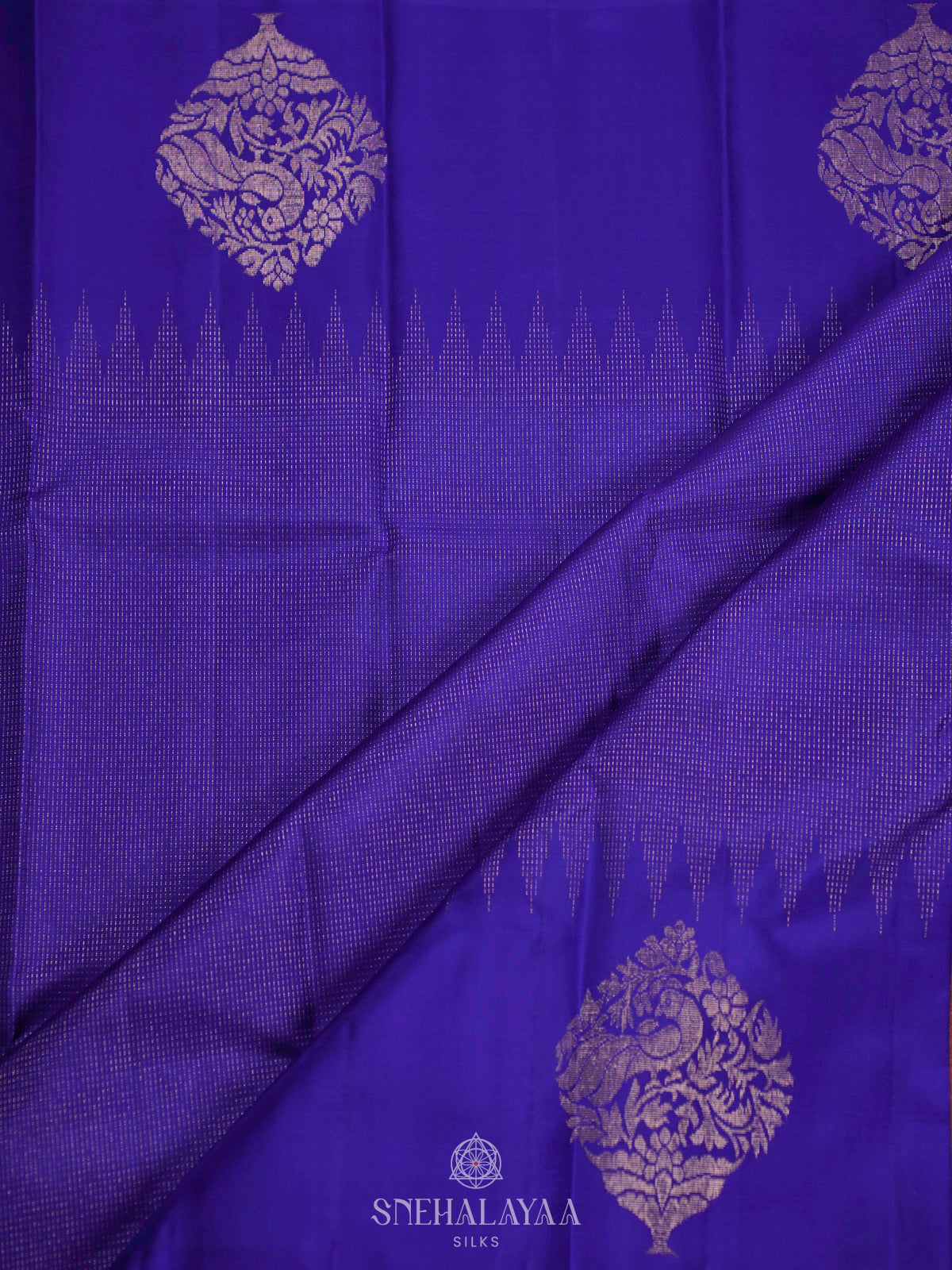 Royal Blue Kanjivaran Silk Saree