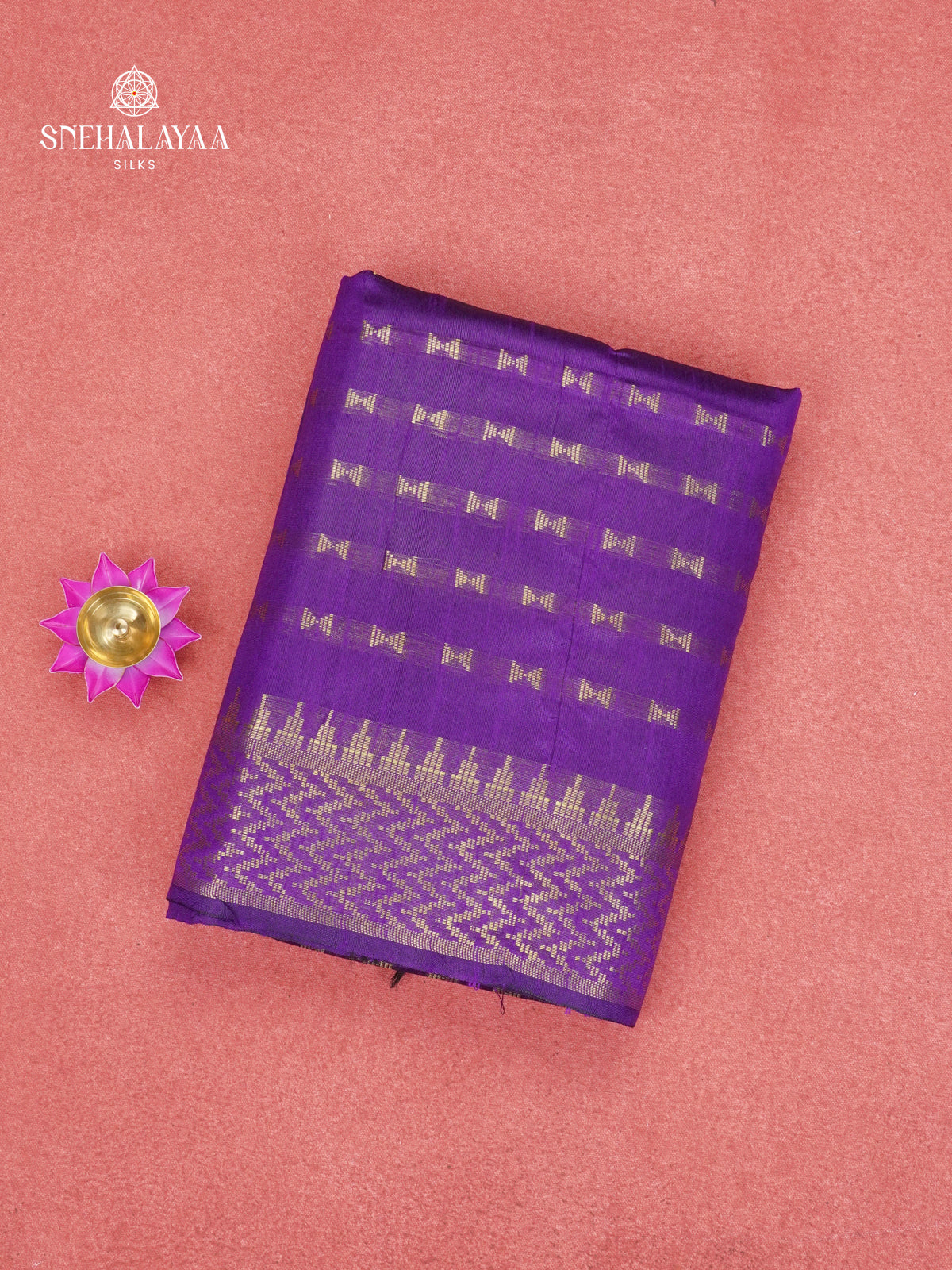 Royal Purple Bamboo Silk Saree