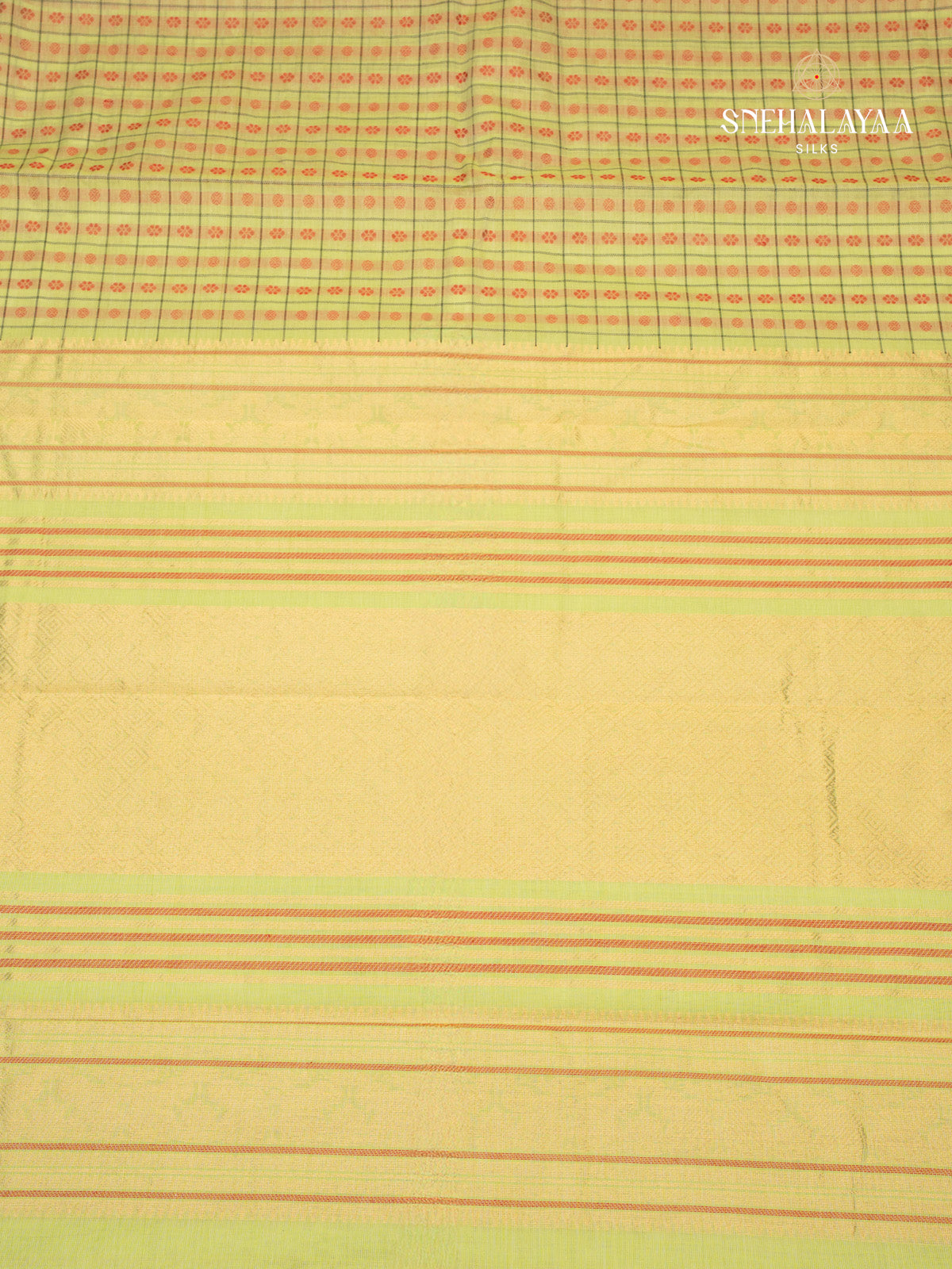 Light Green Kanchi Cotton Saree