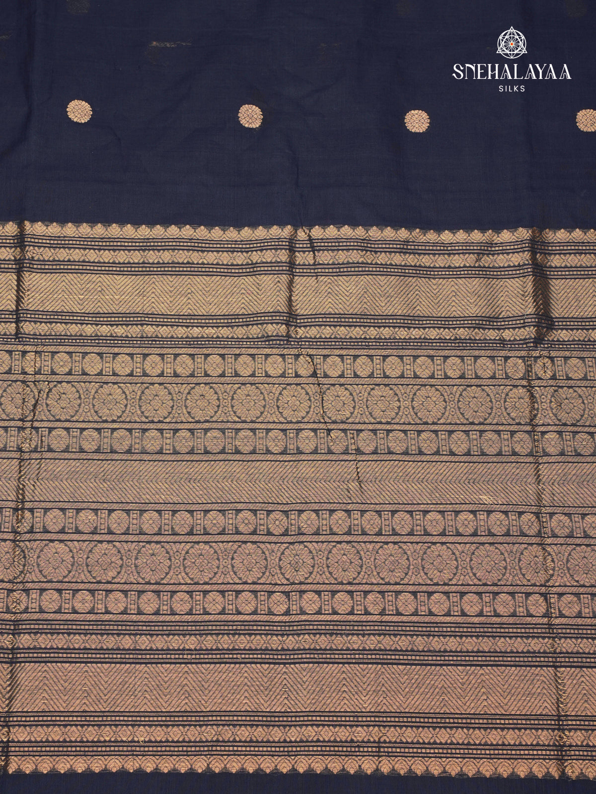 Black Venkatagiri Cotton Saree