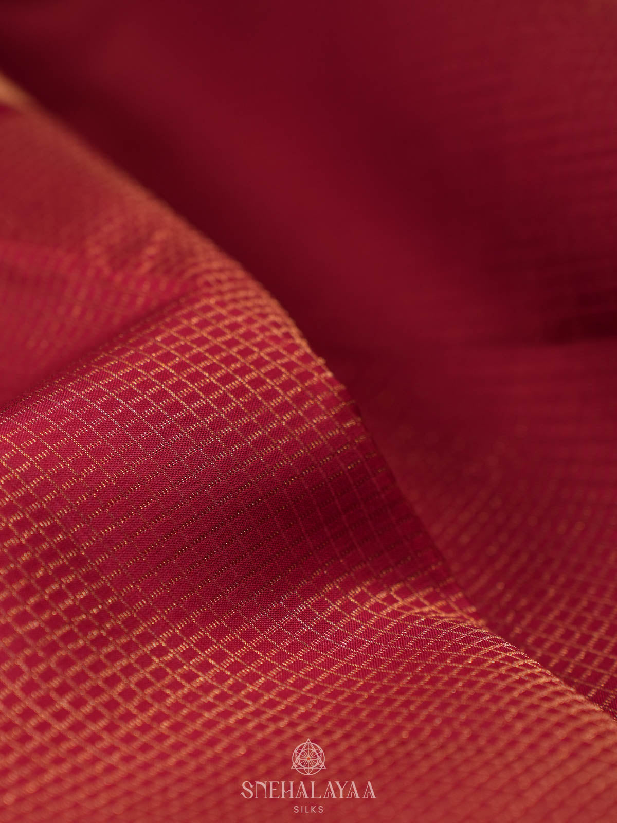Magenta Kanjivaram silk saree