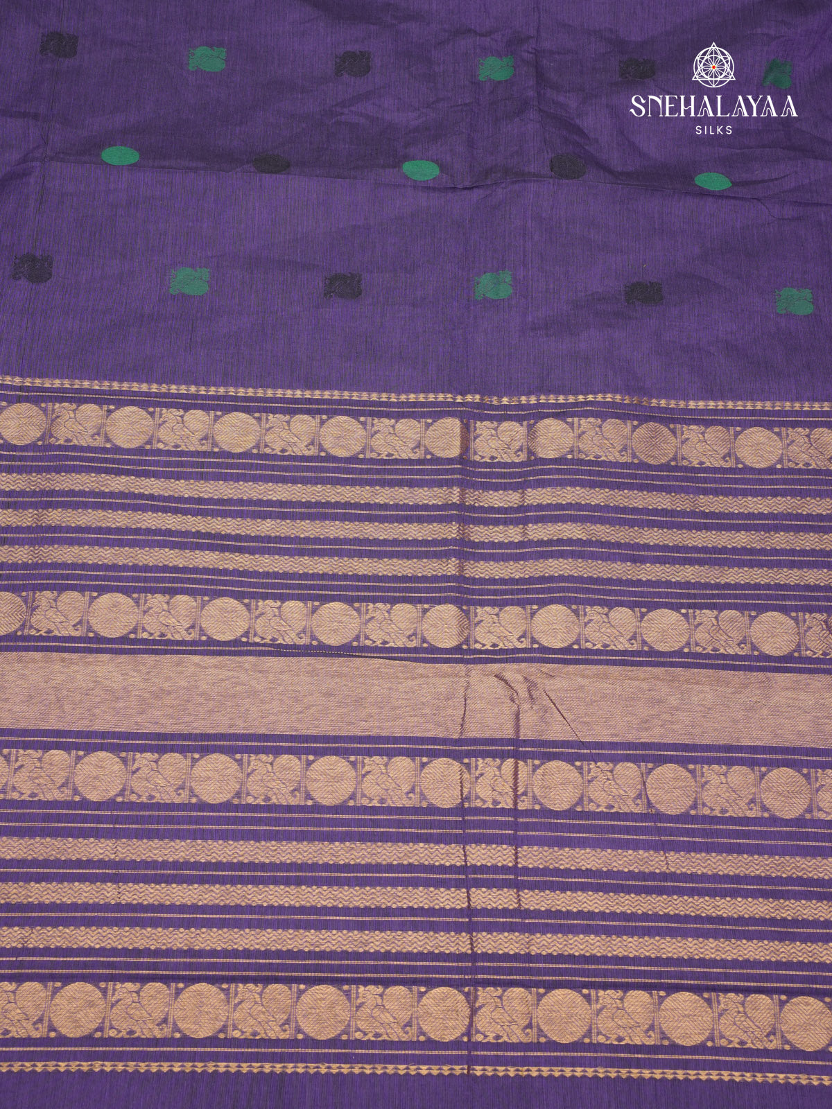 Purple Kanchi Cotton Saree