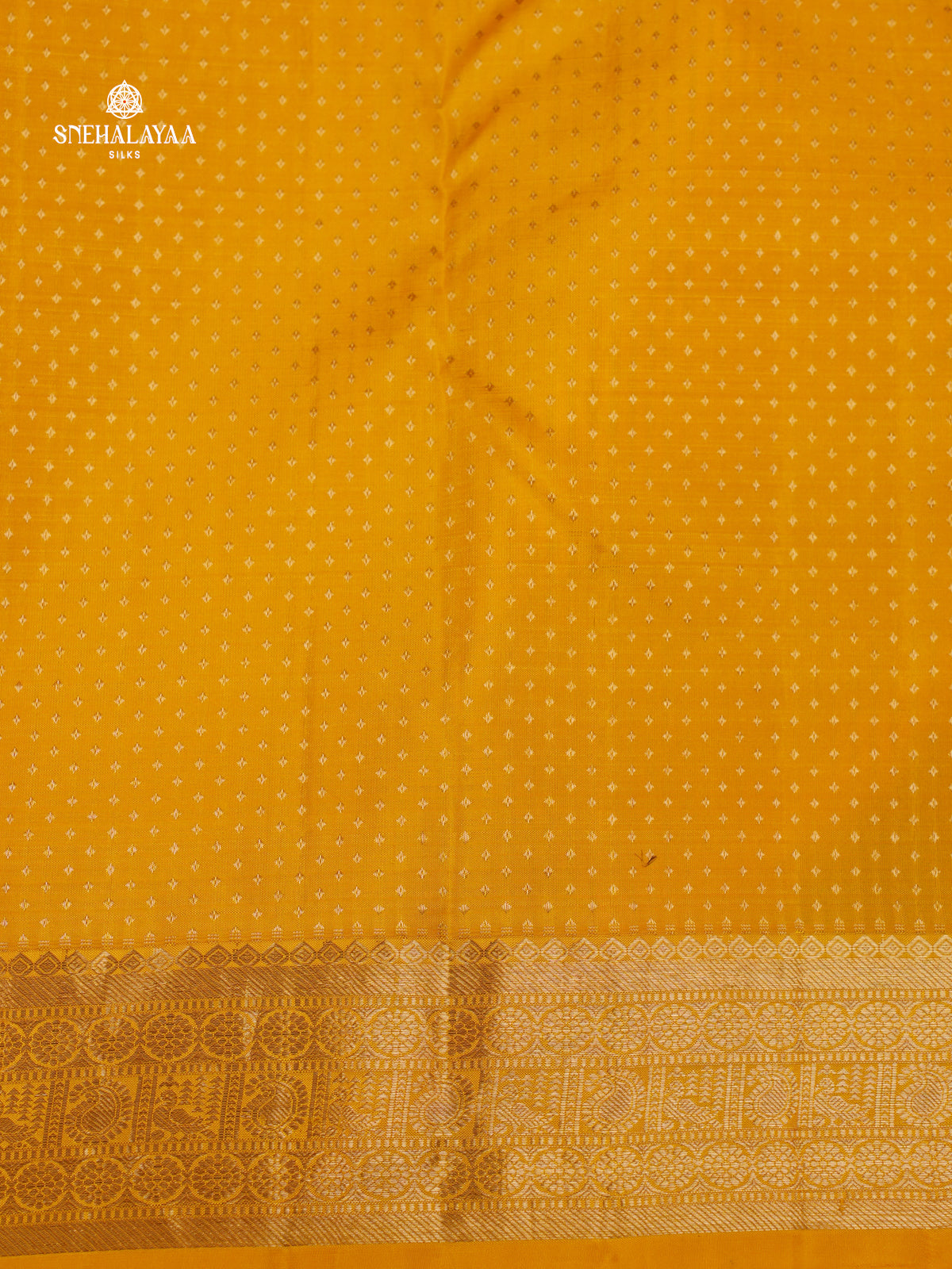 Yellow Kanjivaram Silk Saree