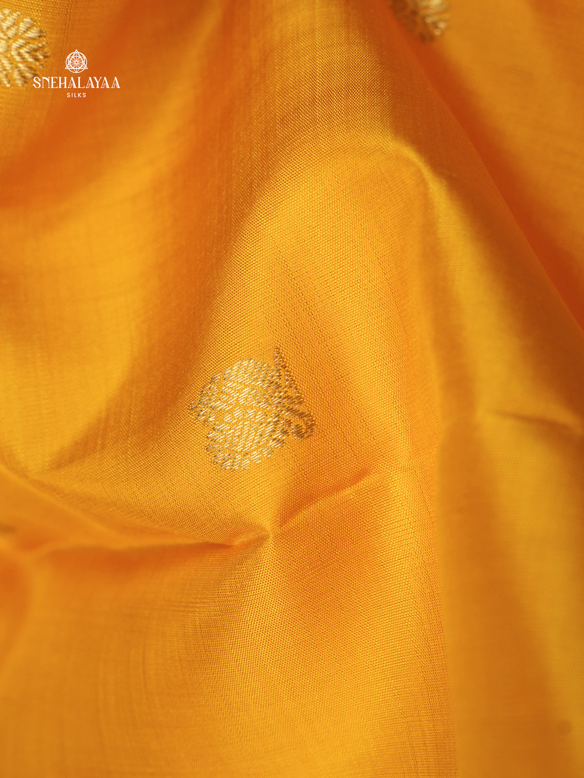 Yellow Kanjivaram Silk Saree