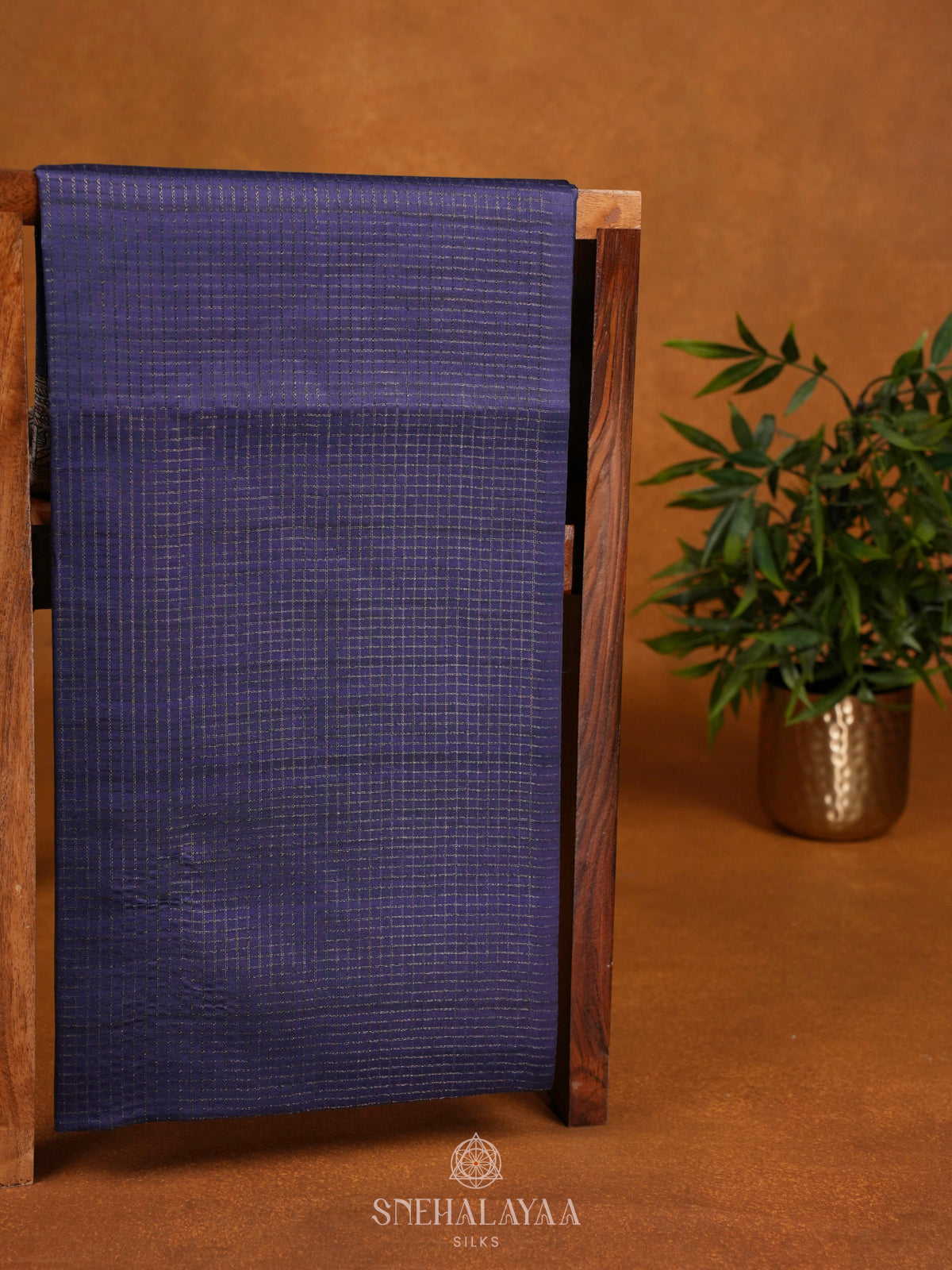 Purple Tussar Saree