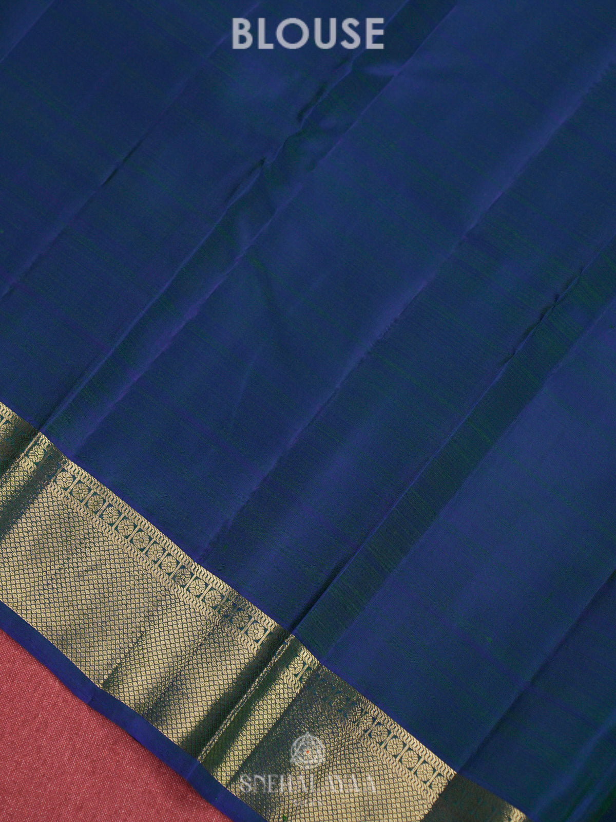 Navy Blue Kanjivaram Silk Saree