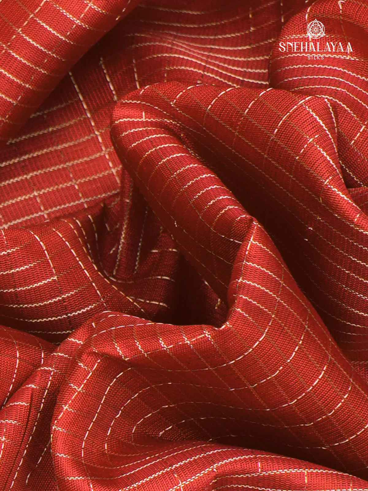 Rust Orange Kanjivaram Soft Silk Saree