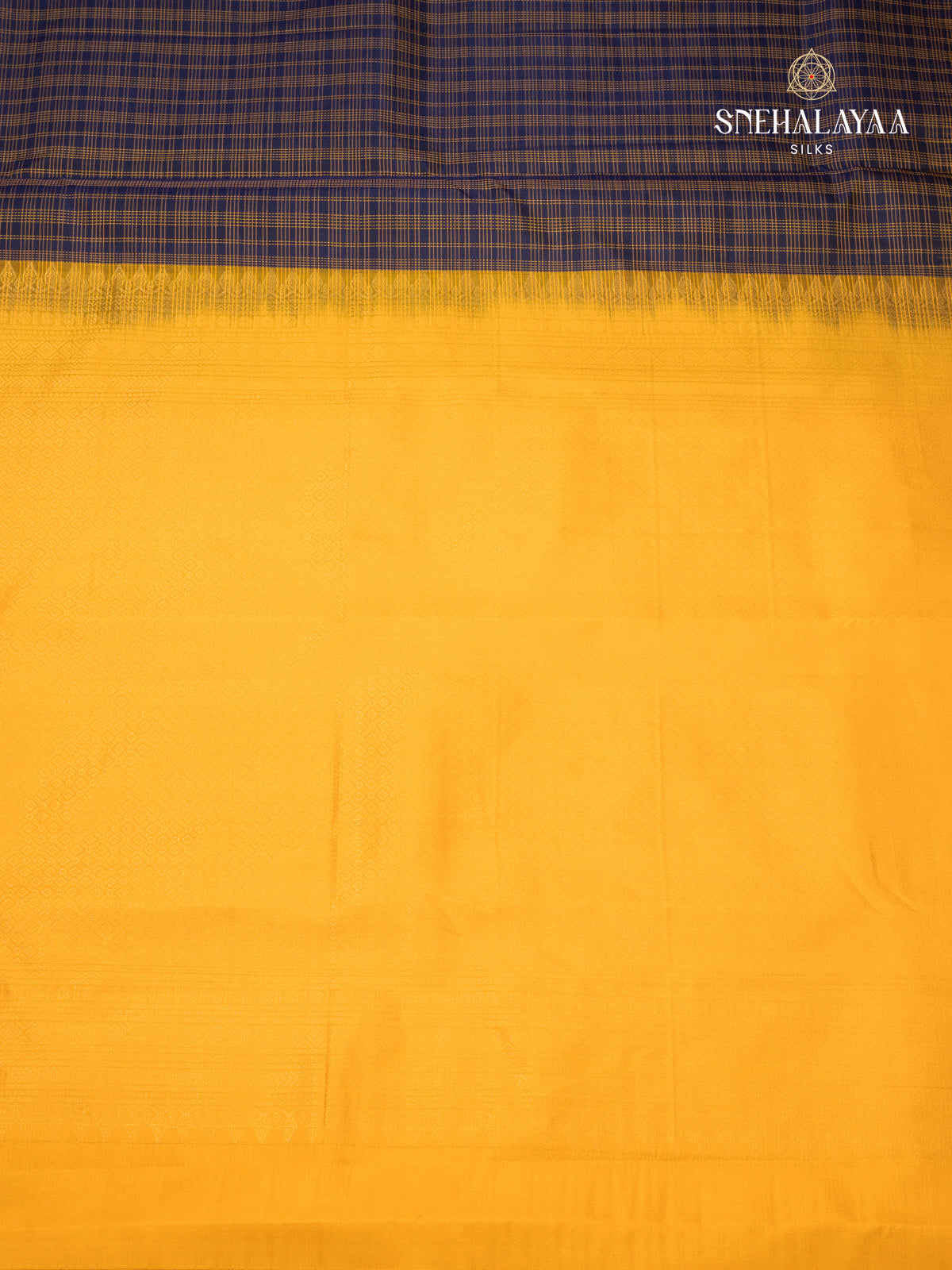 Navy Blue Kanjivaram Silk Saree