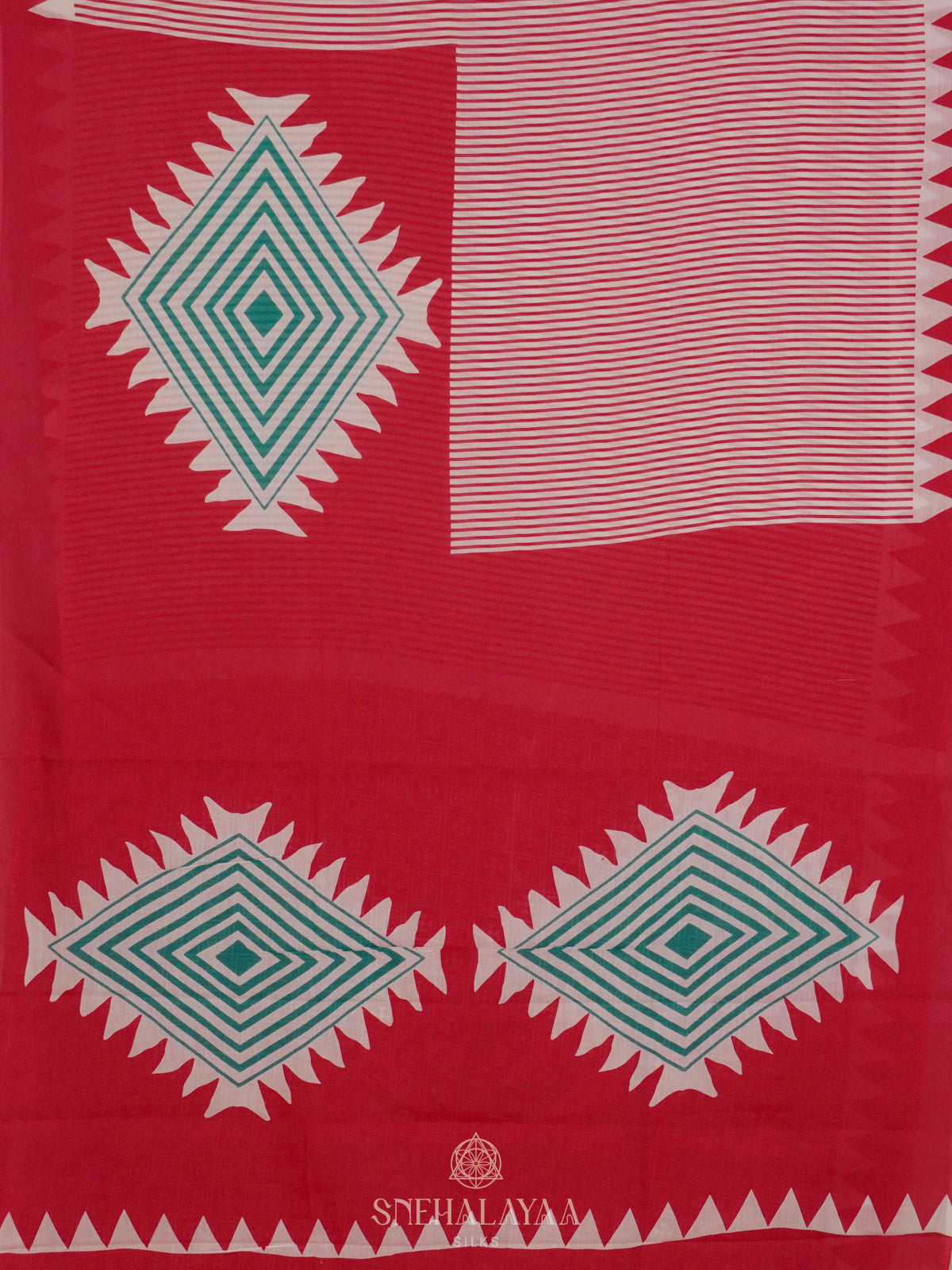 Rani Pink Jaipur Cotton Saree