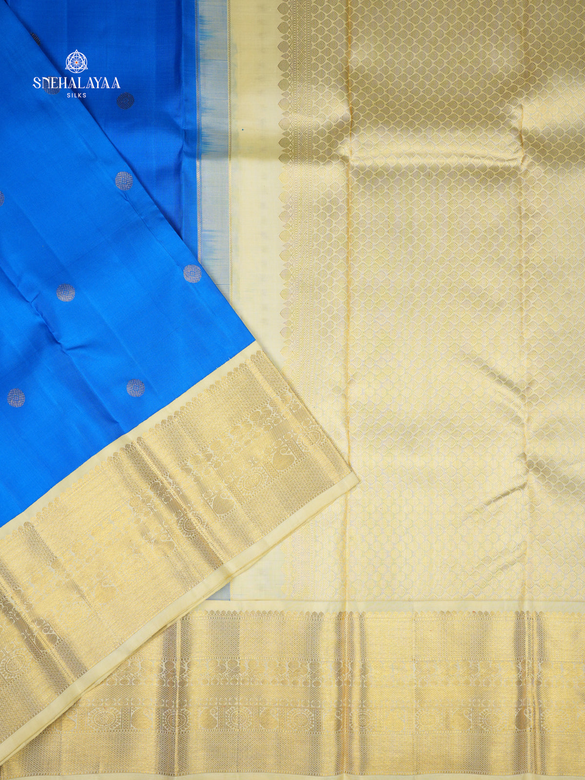 Blue Kanjivaram Silk Saree