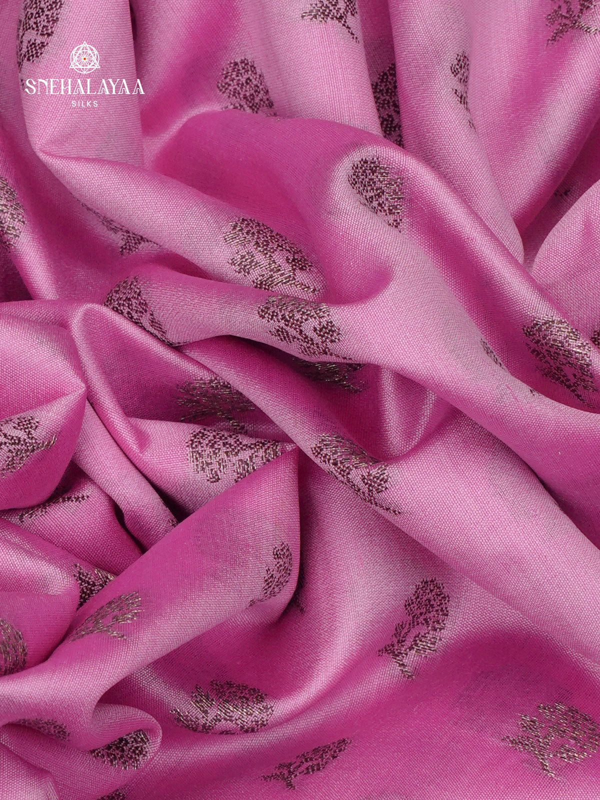 Pink Banaras Chiniya Silk Saree