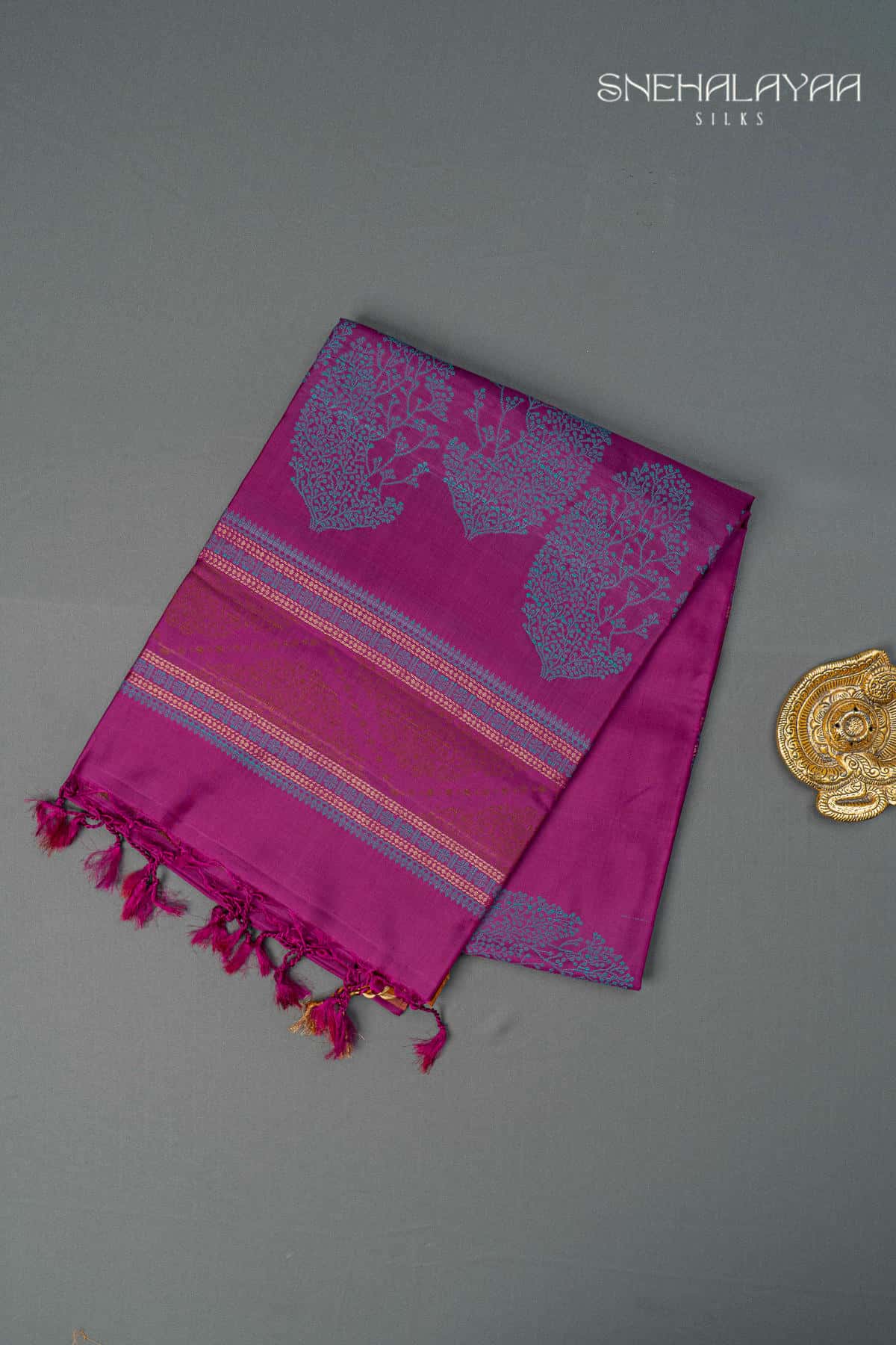 Purple Soft Silk Saree