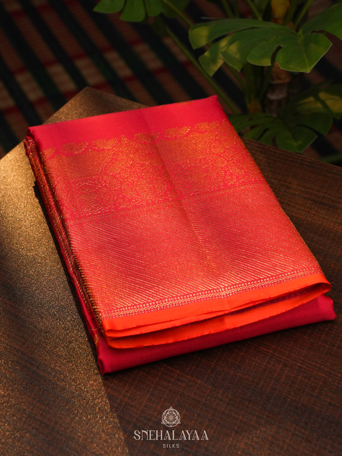 Fuchsia Pink Kanjivaram Silk Saree