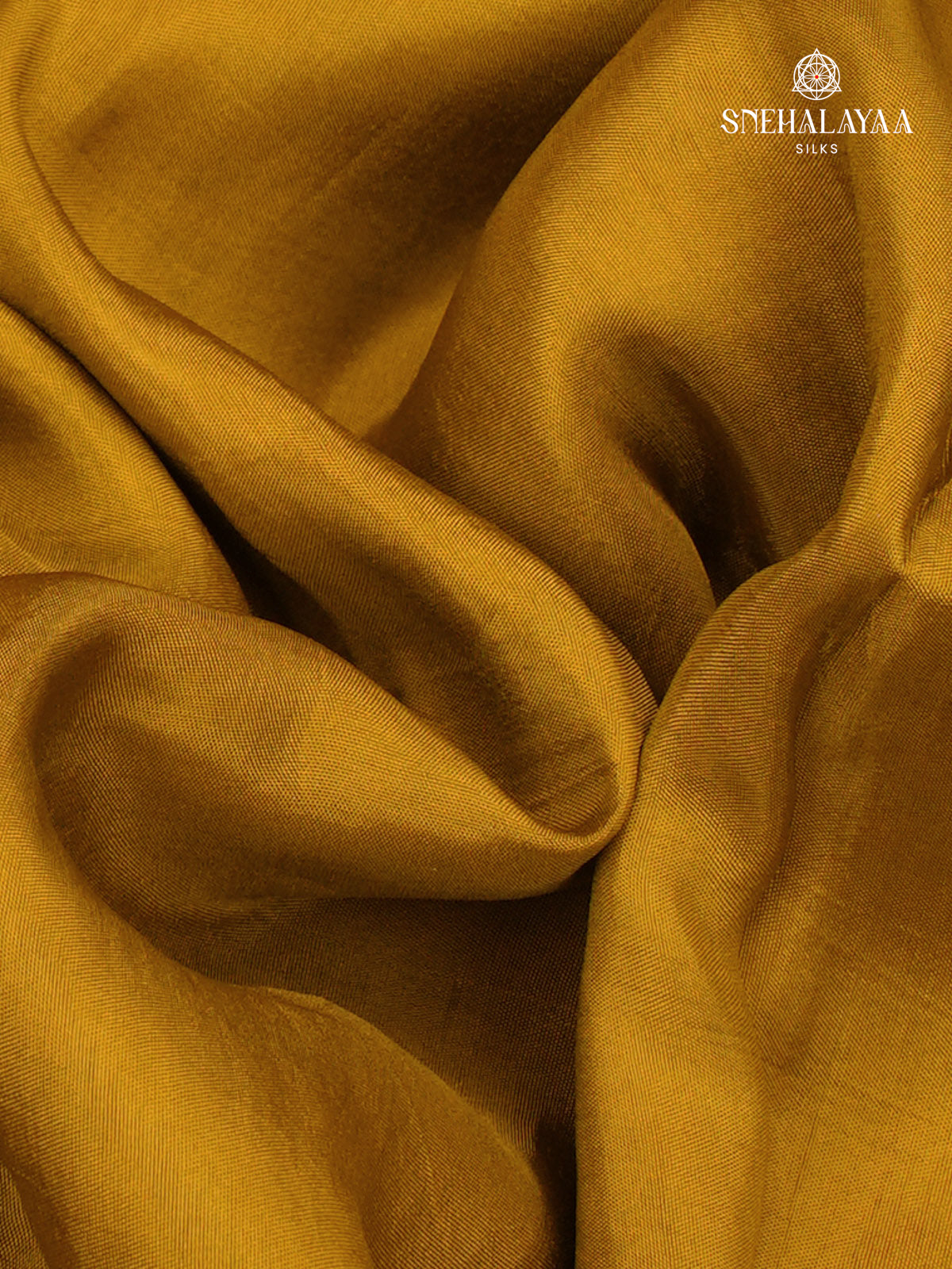 Mustard Yellow Banaras Silk Saree