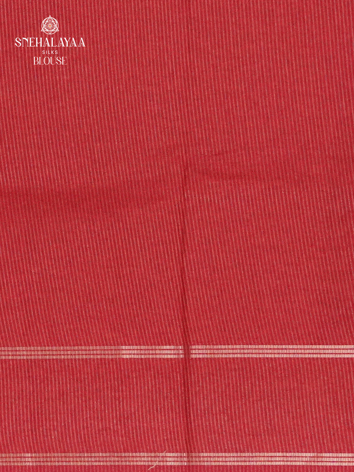 Red Munga Tussar Embroidery Saree