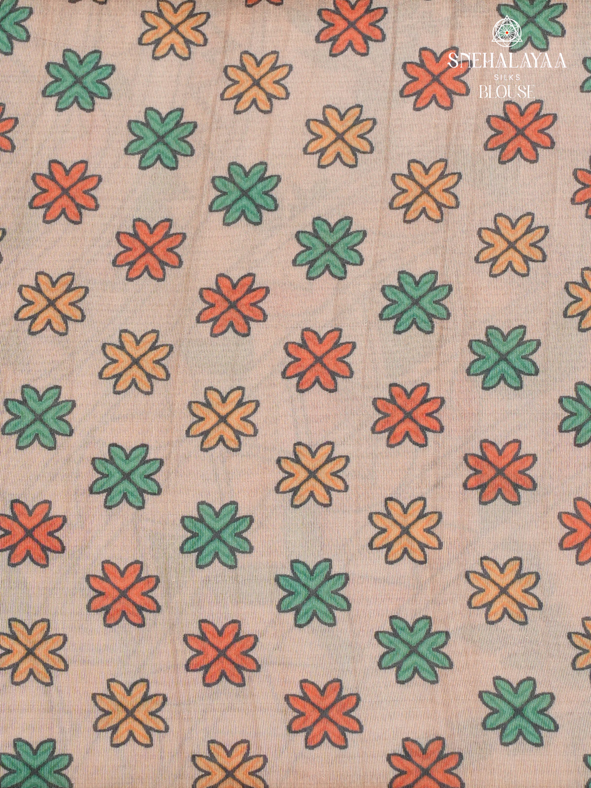 Lilac Madhubani Printed Saree