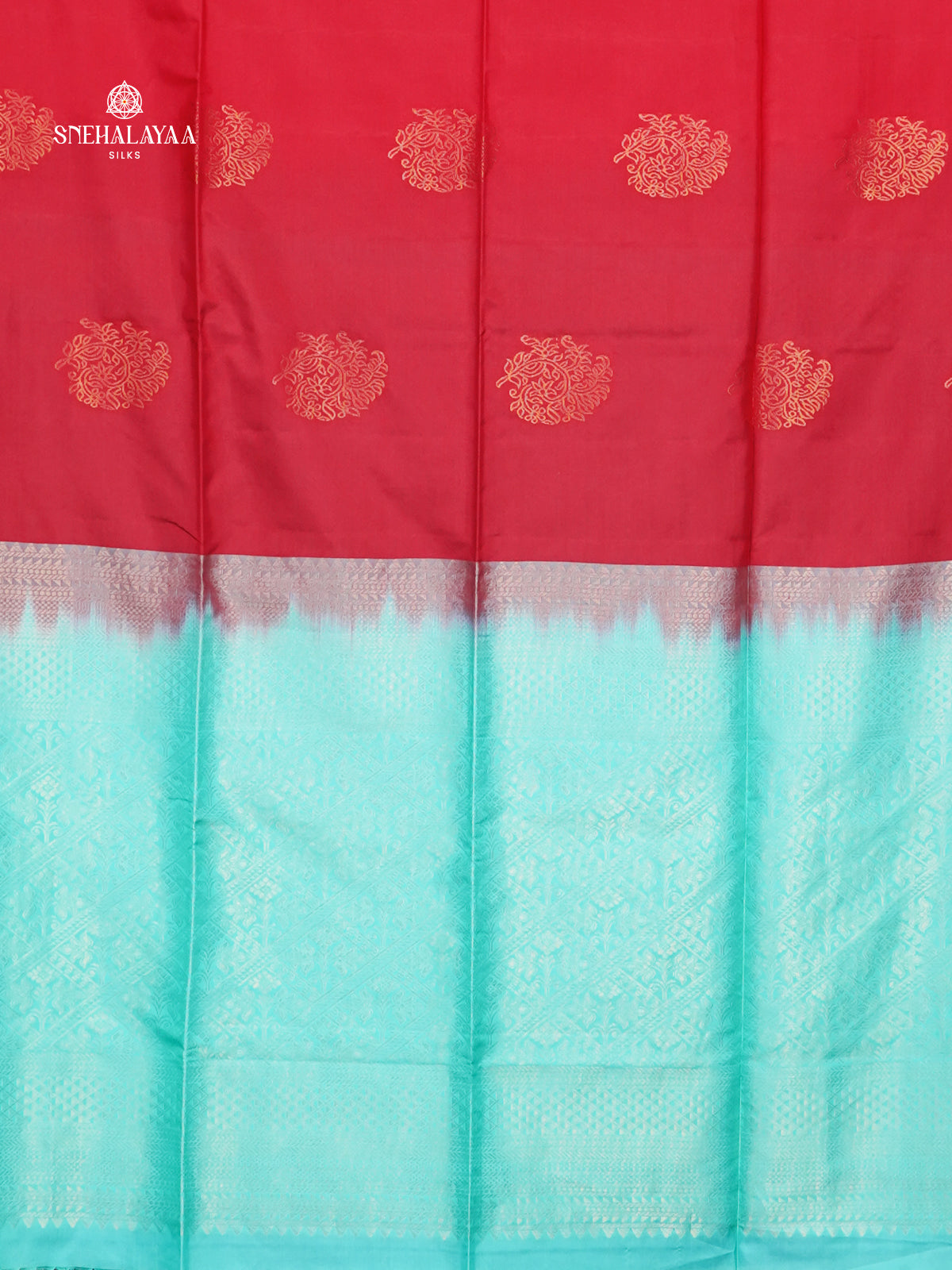 Rani Pink Borderless Kanjivaram Soft Silk Saree