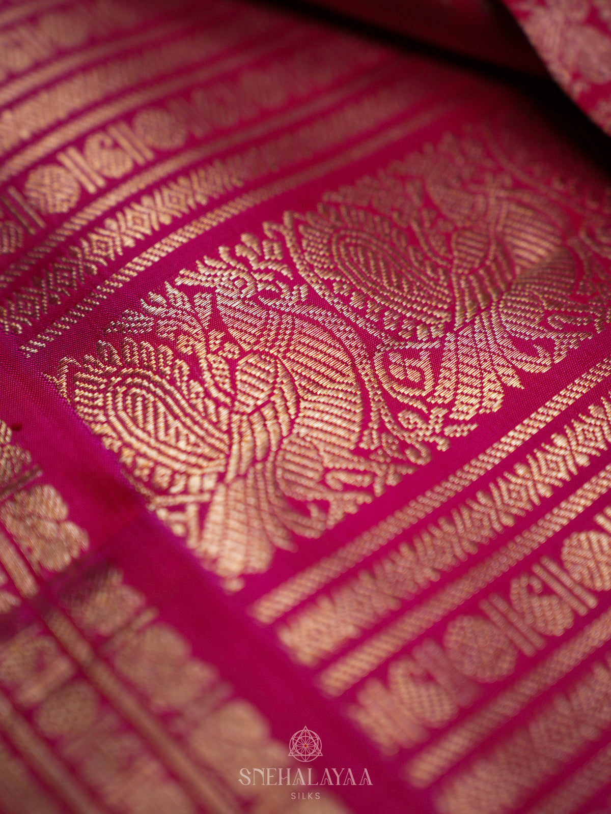 Pink Kanjivaram Silk Saree