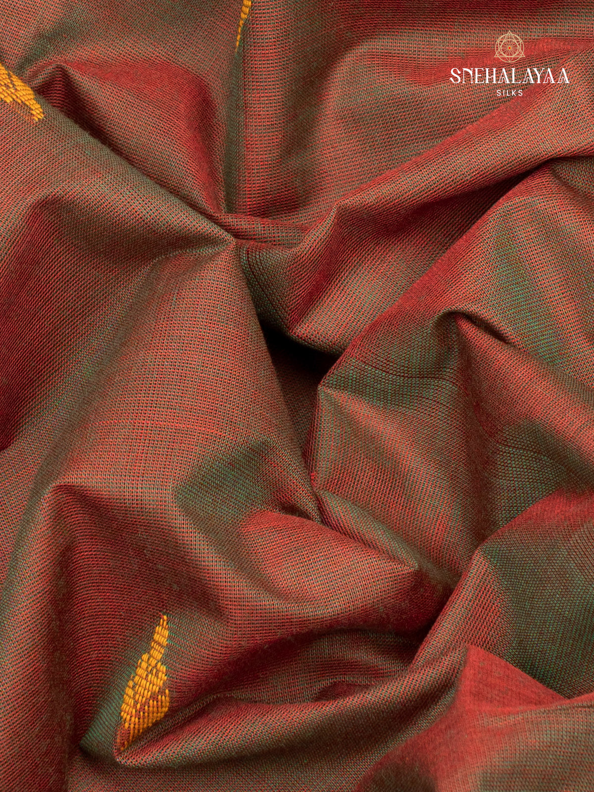 Brown Chettinad Cotton Saree
