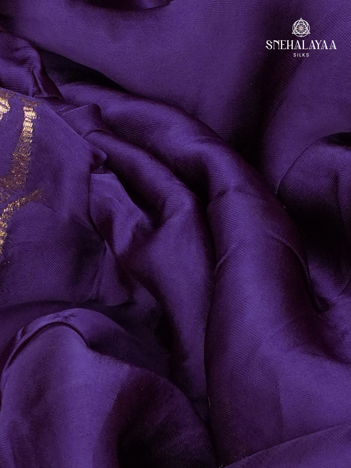 Purple Banaras Silk Saree