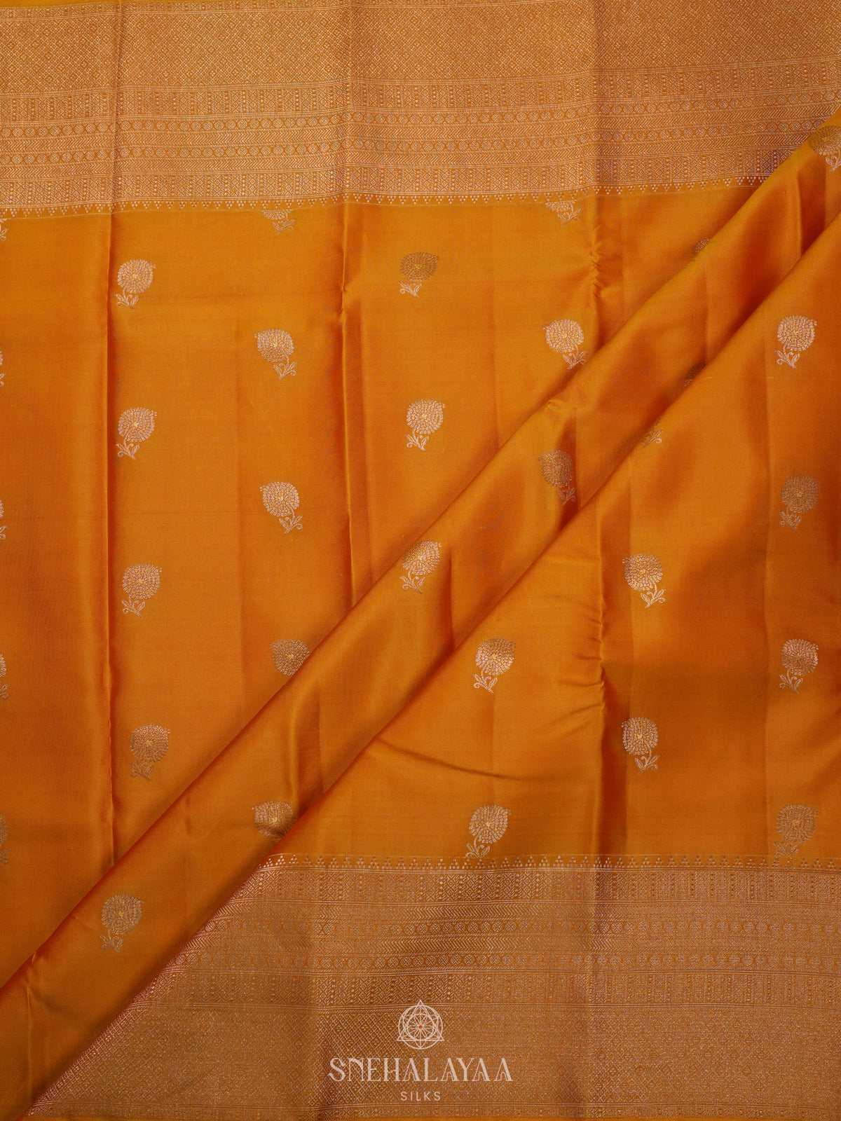 Yellow Kanjivaram Silk Saree