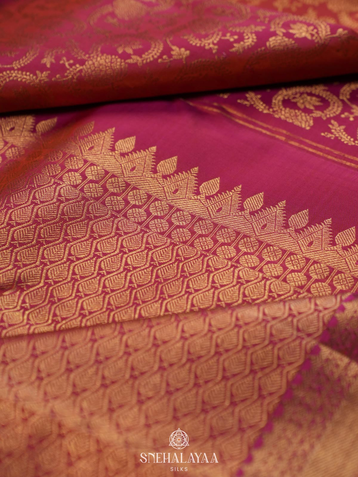 Pink Kanjivaram Silk Saree