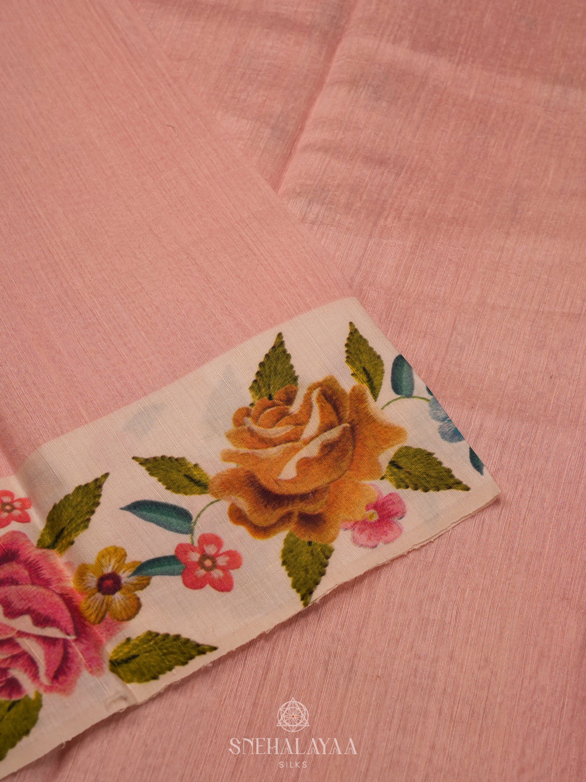 Pink Matka Jute Saree