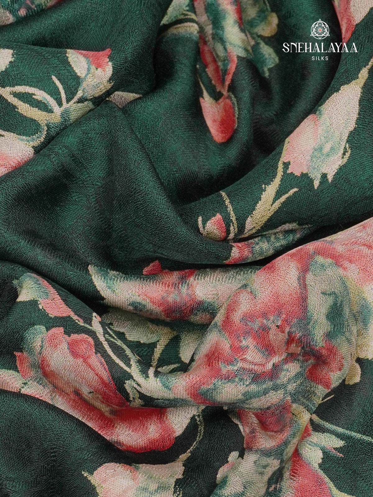 Green Dola Silk Saree