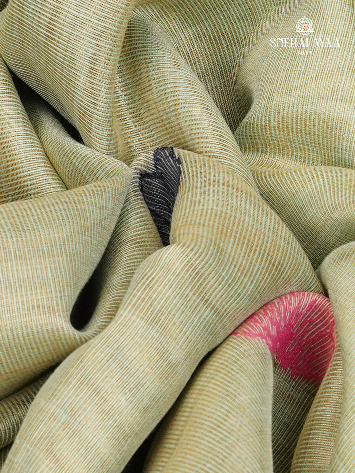 Pastel Green Munga Cotton Saree