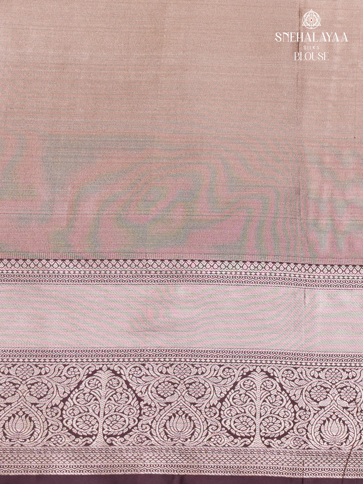 Cream Art Silk Saree