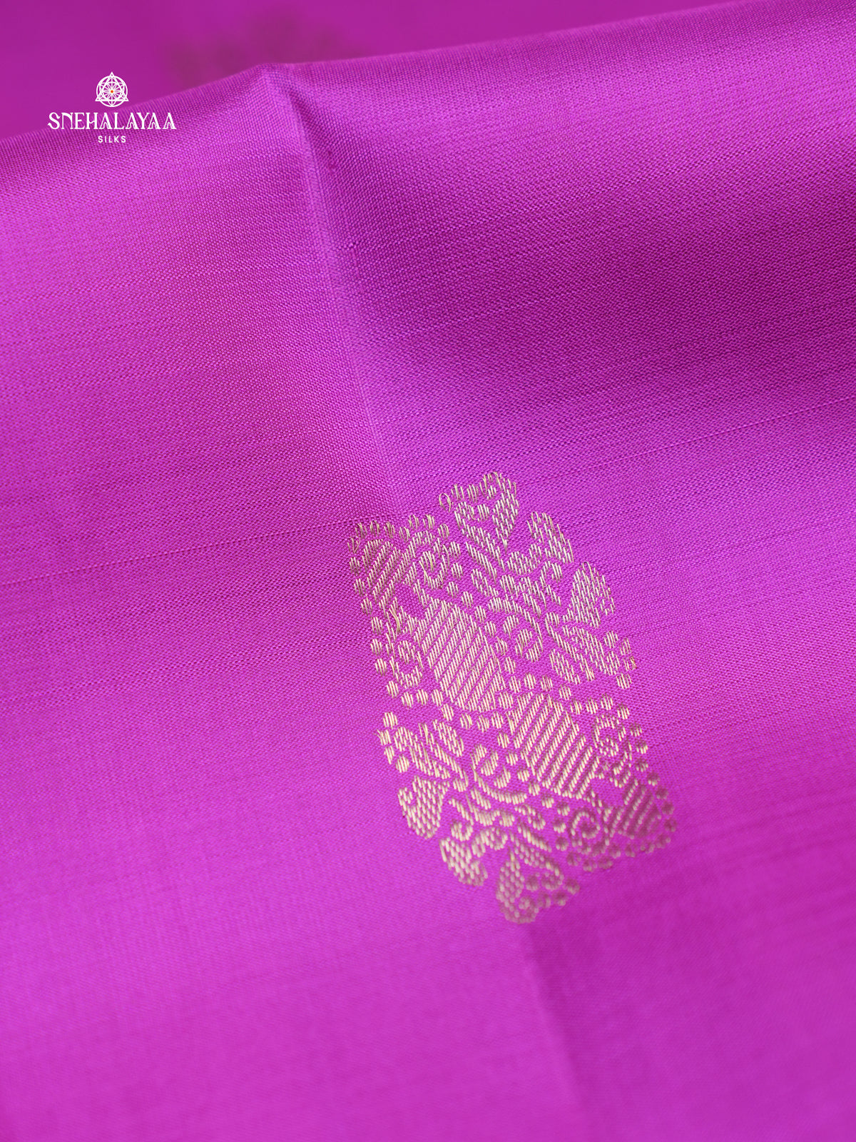 Magenta Violet Kanjivaram Silk Saree