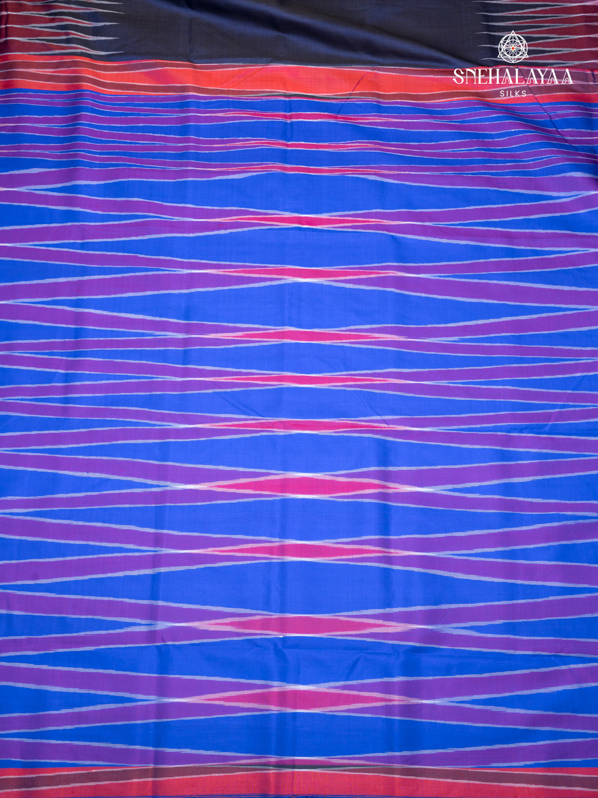 Navy Blue Katan Silk Saree