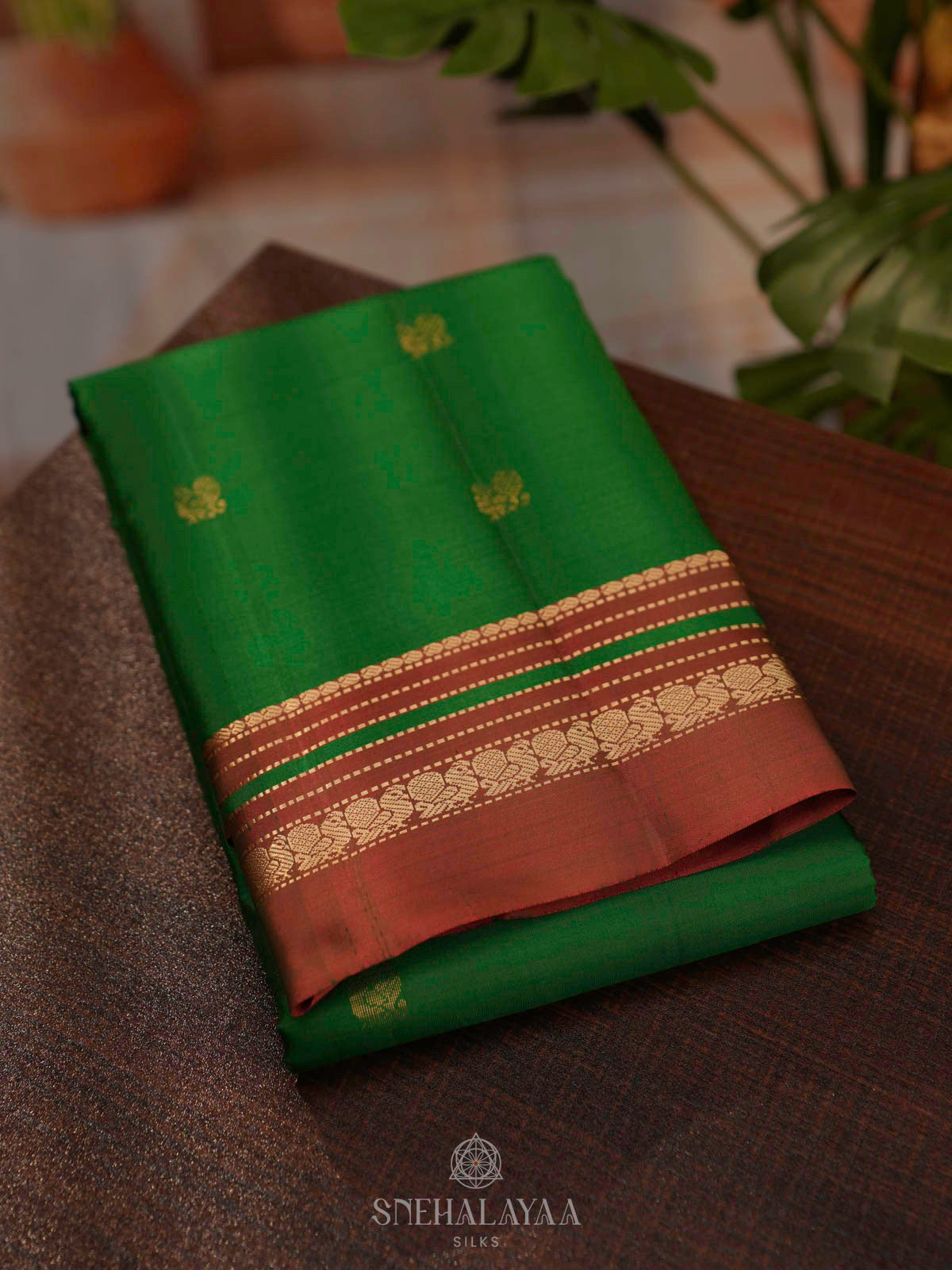 Green Kanjivaram Silk Saree