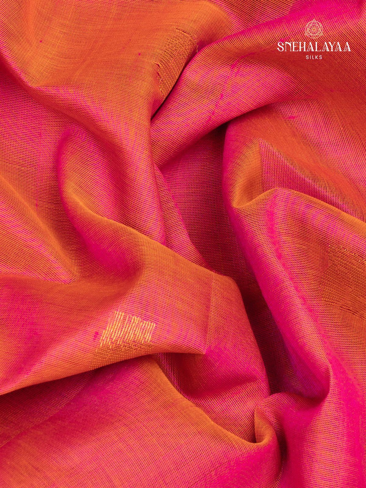 Pink Kanchi Silk Cotton Saree