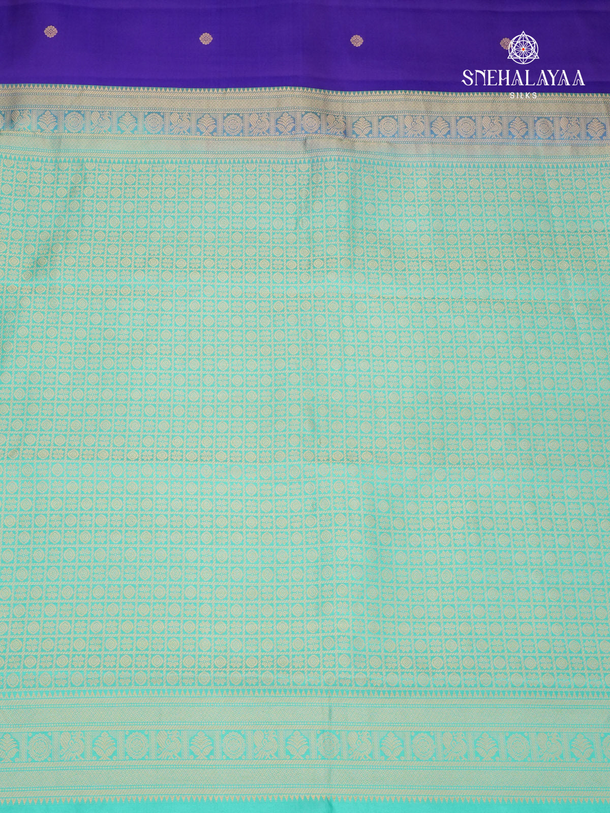 Violet Kanjivaram Silk Saree