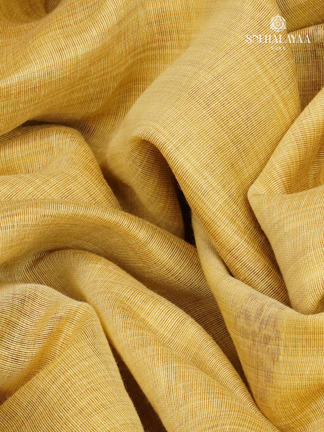 Yellow Munga Cotton Saree